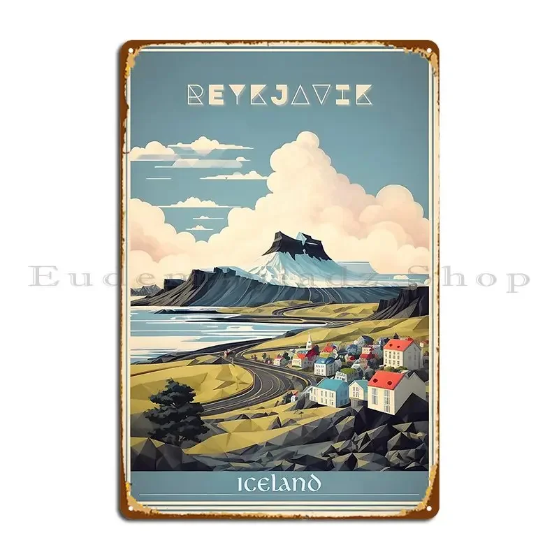 Vintage Collectible Posters - レイカビク S ヴィンテージビューティー レトロポスターコレクション メタルサインデザイン リビングルーム装飾