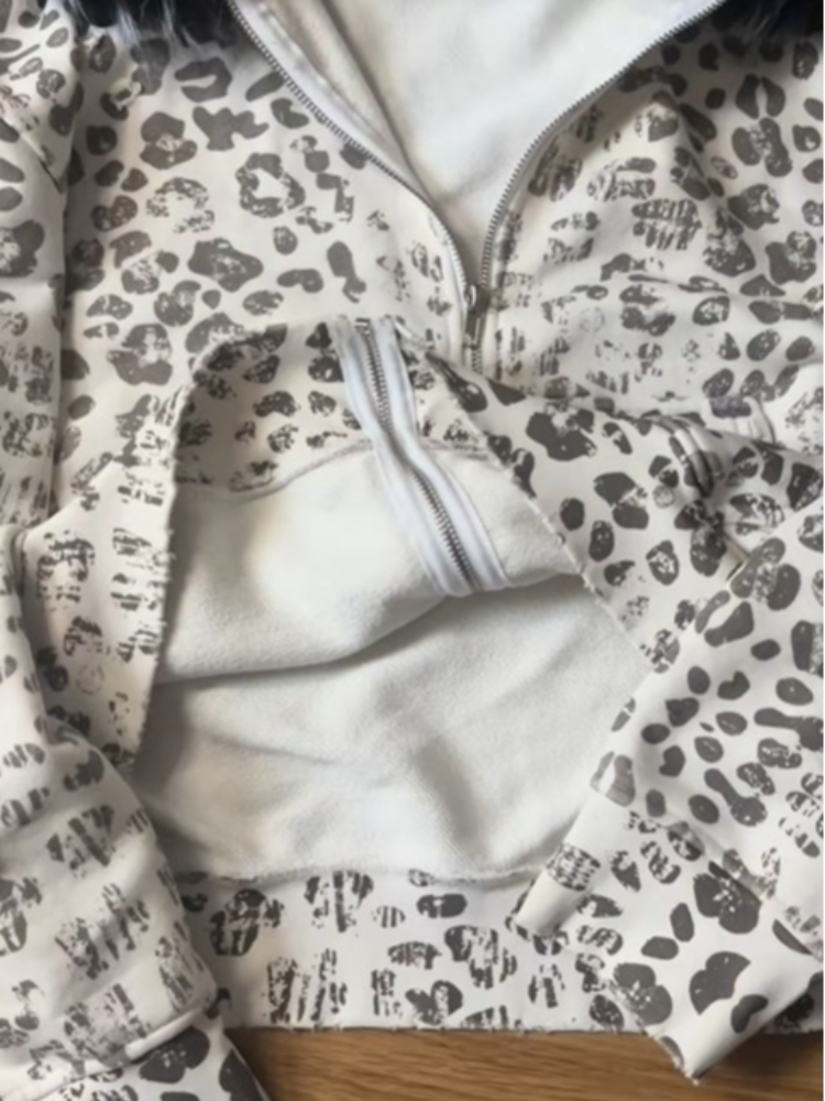秋と冬のファジーカラーレトロメンズ＆レディース個性派ストリー - Vintage Zip Hoodie のレビューと価格