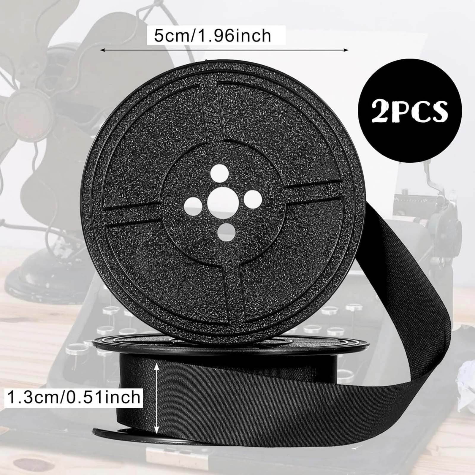 2 ロールユニバーサルタイプライターリボン ブラック、ほとん - Typewriter Ribbon Roll のレビューと価格