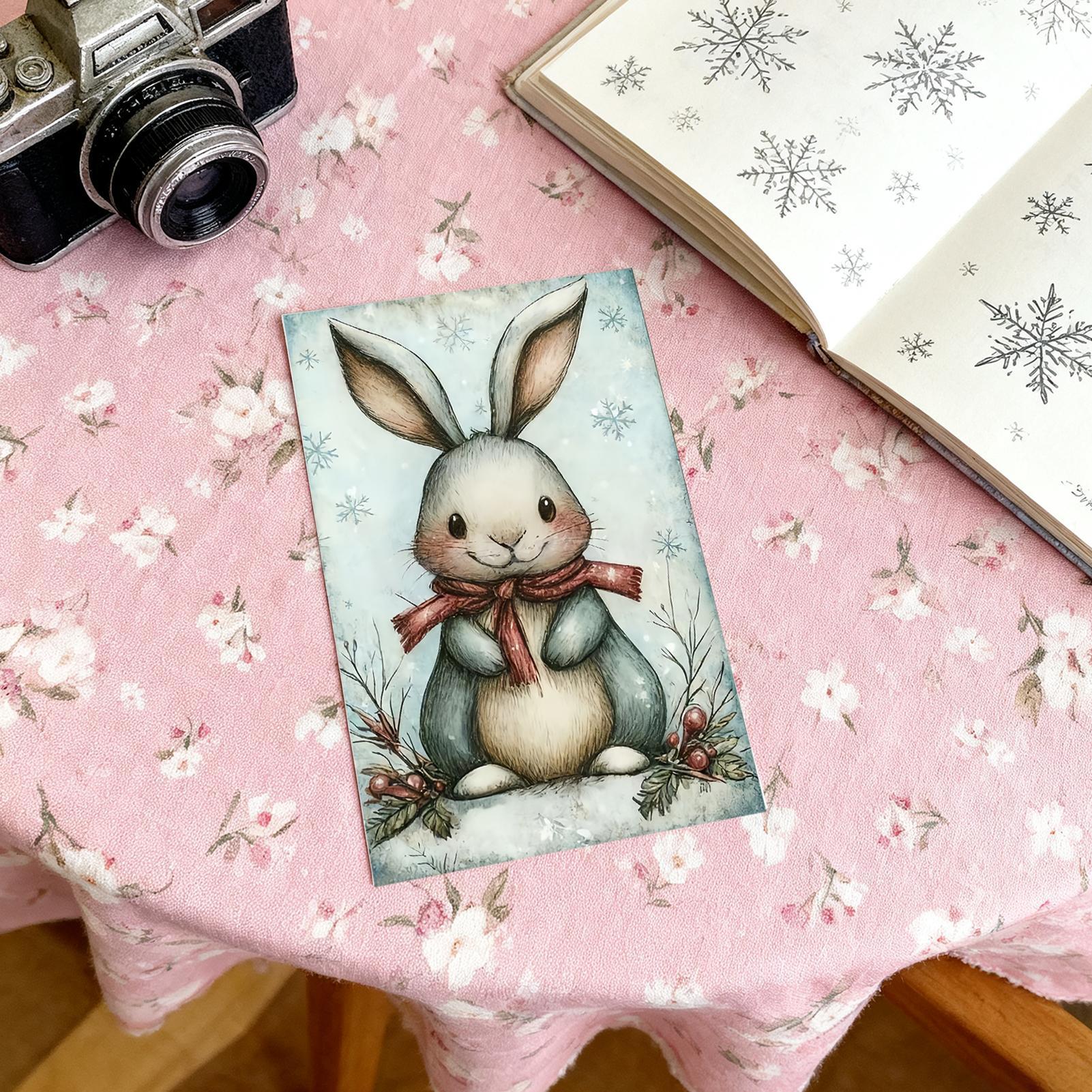 クリスマス グリーティングカード 20 枚 コレクタブル 雪 - Collectible Vintage Greeting Cards のレビューと価格