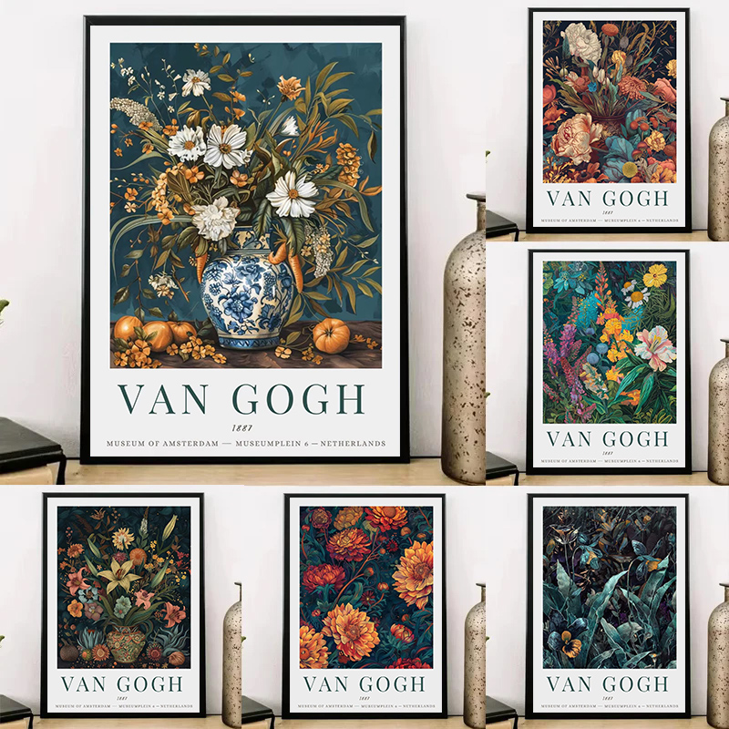 ヴィンテージゴッホコレクション絵画キャンバスプリントポスター - Vintage Collectible Posters のレビューと価格