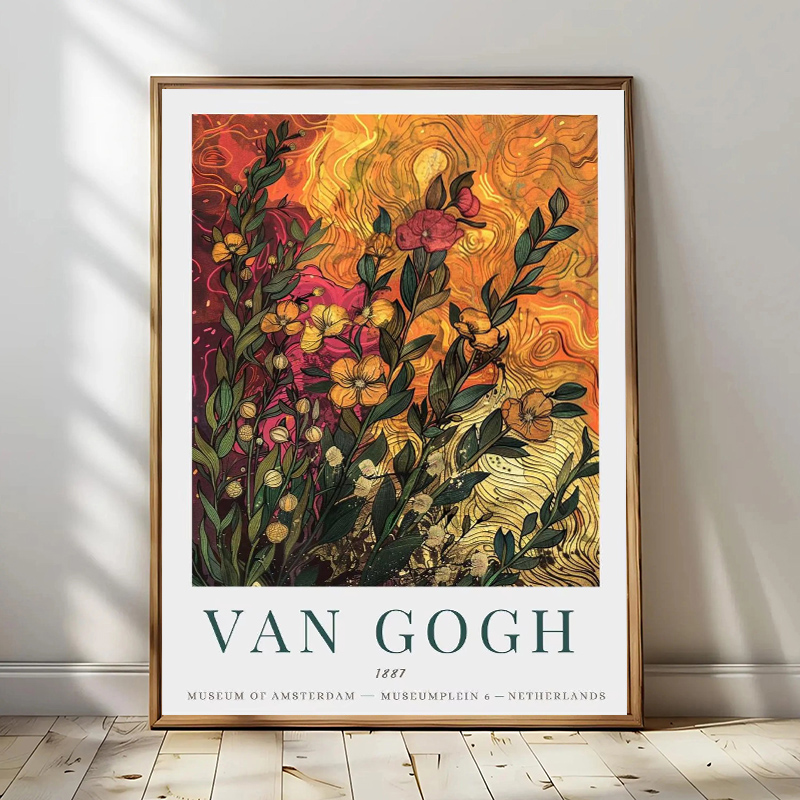 ヴィンテージゴッホコレクション絵画キャンバスプリントポスター - Vintage Collectible Posters のレビューと価格