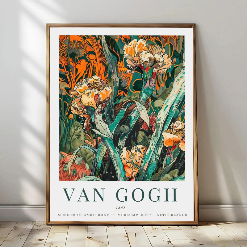 ヴィンテージゴッホコレクション絵画キャンバスプリントポスター - Vintage Collectible Posters のレビューと価格