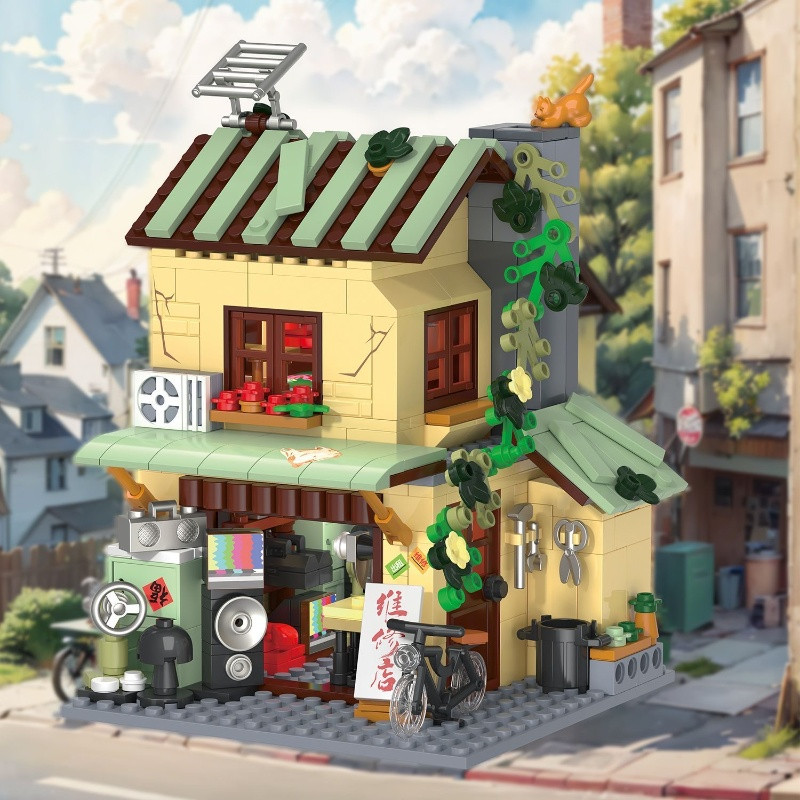 ミニストリートヴィンテージデパートビルディングブロックレトロ - Vintage And Collectible Stores のレビューと価格