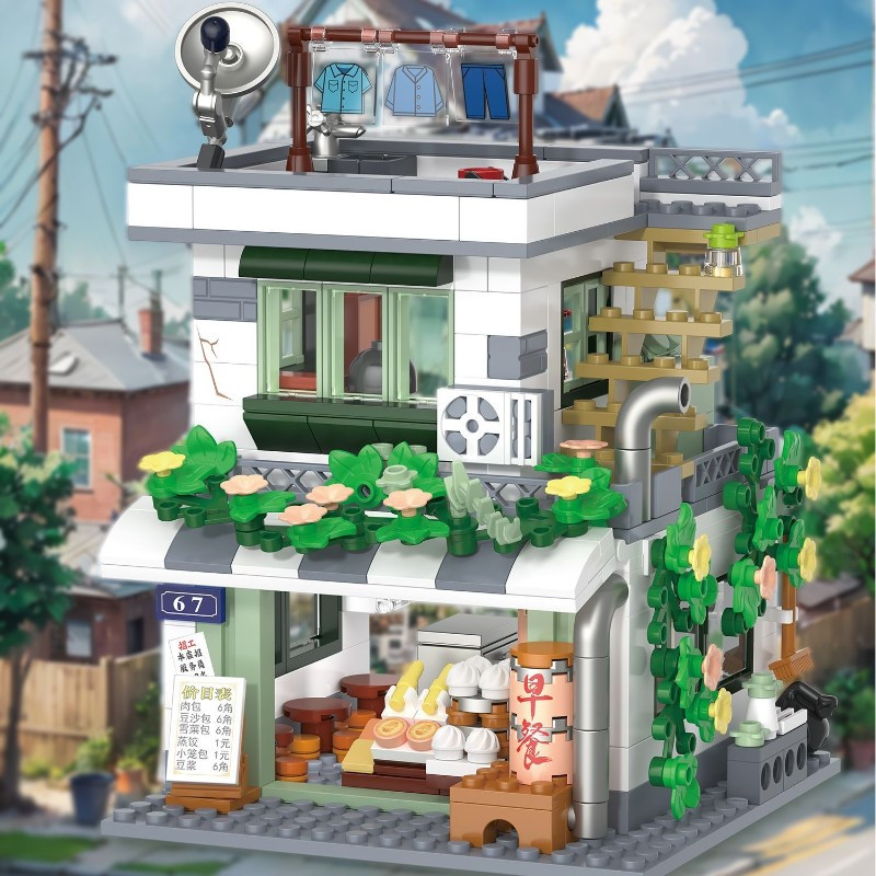 ミニストリートヴィンテージデパートビルディングブロックレトロ - Vintage And Collectible Stores のレビューと価格