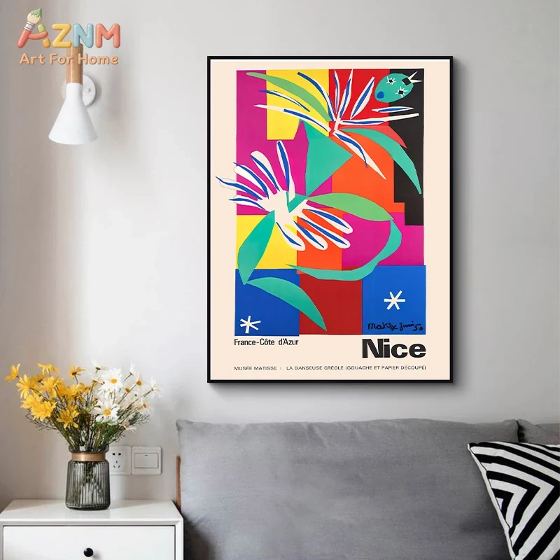 AZNM キャンバス絵画ヴィンテージアンリ・マティス有名画家 - Vintage Collectible Posters のレビューと価格