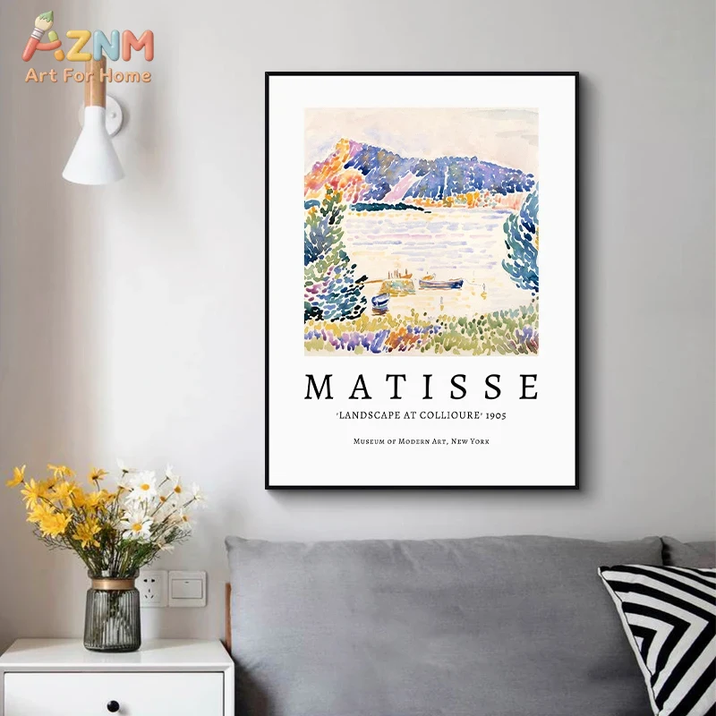 AZNM キャンバス絵画ヴィンテージアンリ・マティス有名画家 - Vintage Collectible Posters のレビューと価格