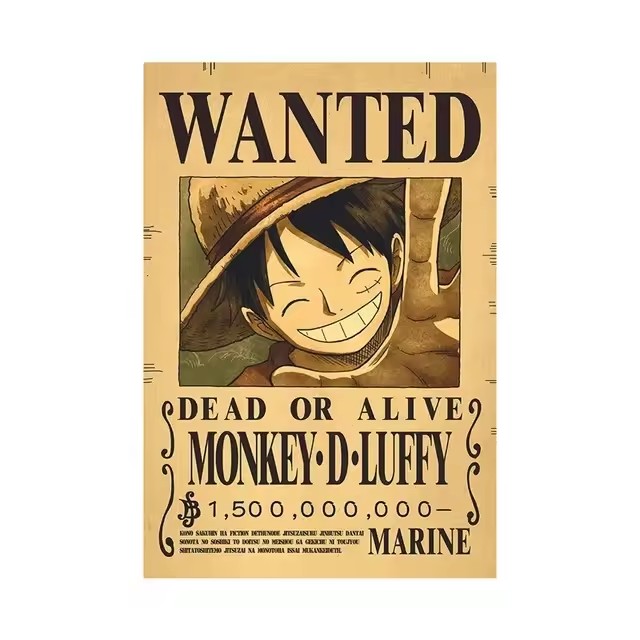 アニメワンピース賞金首募集ポスタールフィギア5ニカエースキッ - Vintage Collectible Posters のレビューと価格