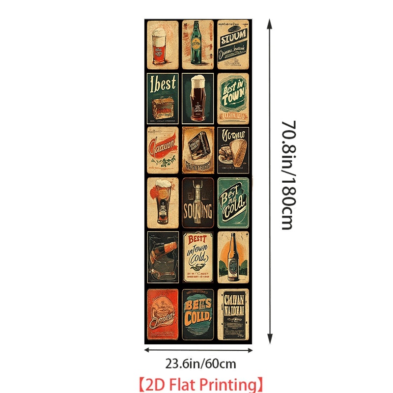 冷蔵庫ステッカー、冷蔵庫と食器洗い機用ステッカー、ヴィンテー - Vintage Collectible Posters のレビューと価格