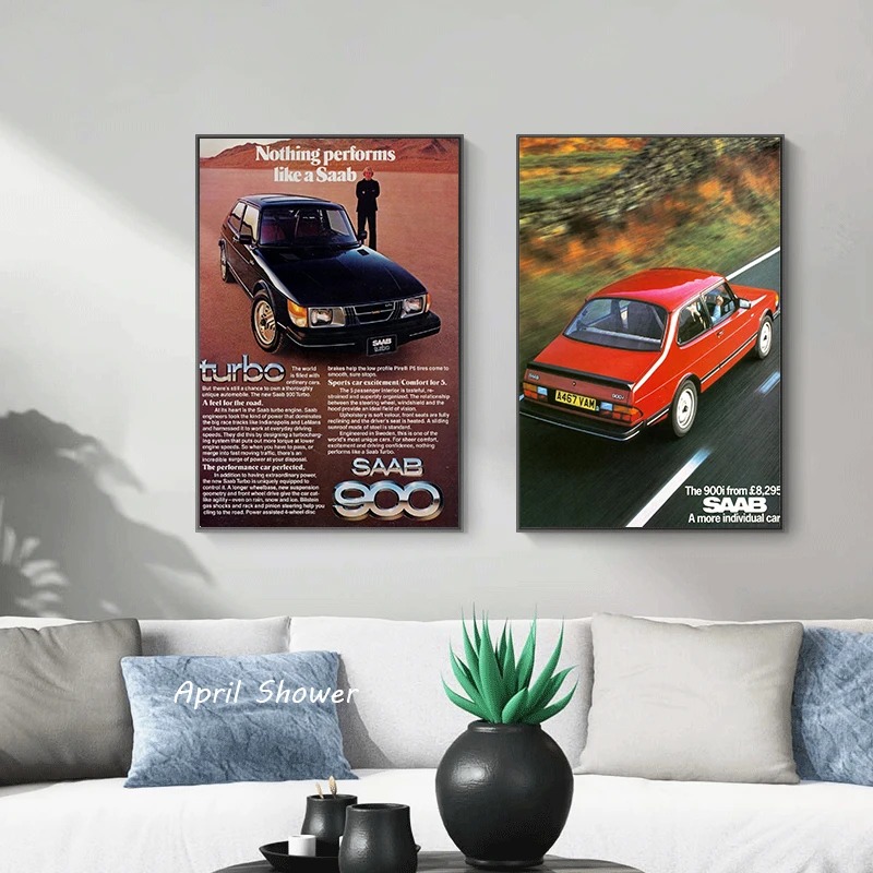 ヴィンテージターボの車のポスター,キャンバスの絵とプリント, - Vintage Collectible Posters のレビューと価格