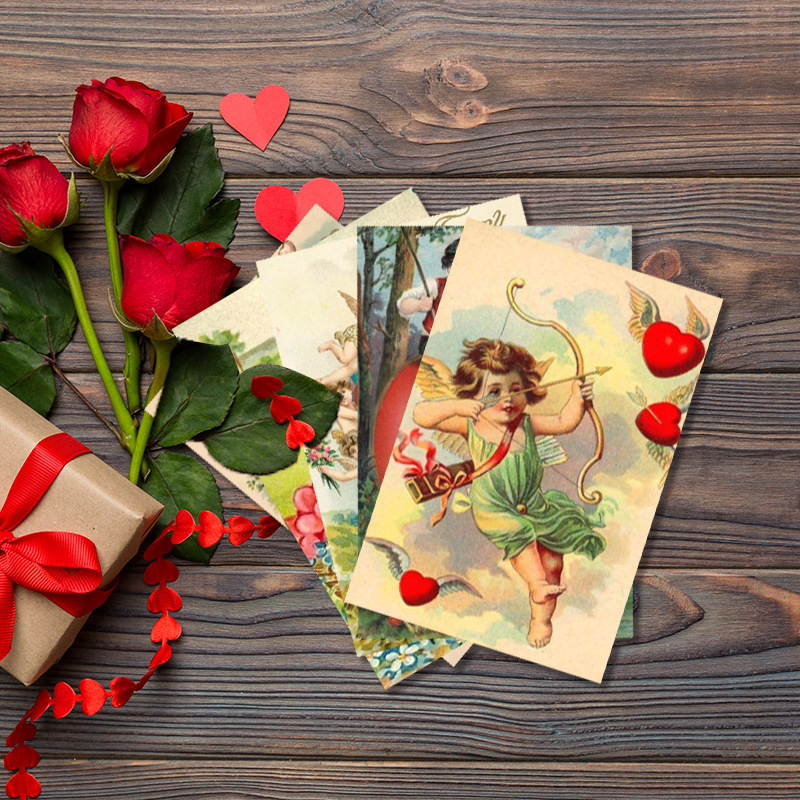 バレンタインデーのヴィンテージポストカード、グリーティングカ - Collectible Vintage Greeting Cards のレビューと価格