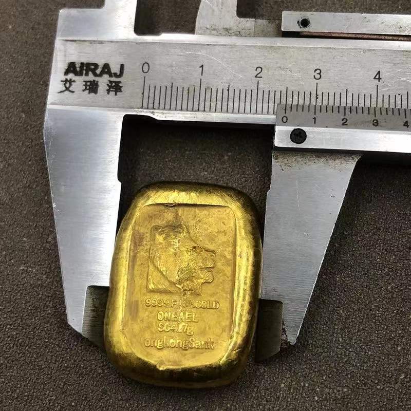 アンティーク銅製の厚金貨、金塊、コイン、小さな金メッキ品、田 - Small Vintage Collectible Items のレビューと価格